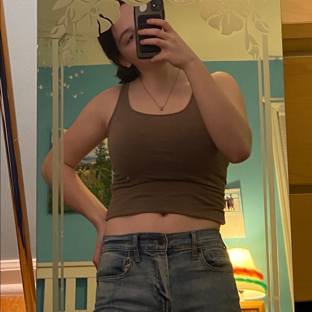 Light brown tank top